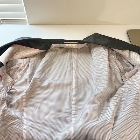 Brooks Brothers Red Fleece Gray Blazer Sport Coat Tollegno 1900 - Size 44L - Picture 7 of 10